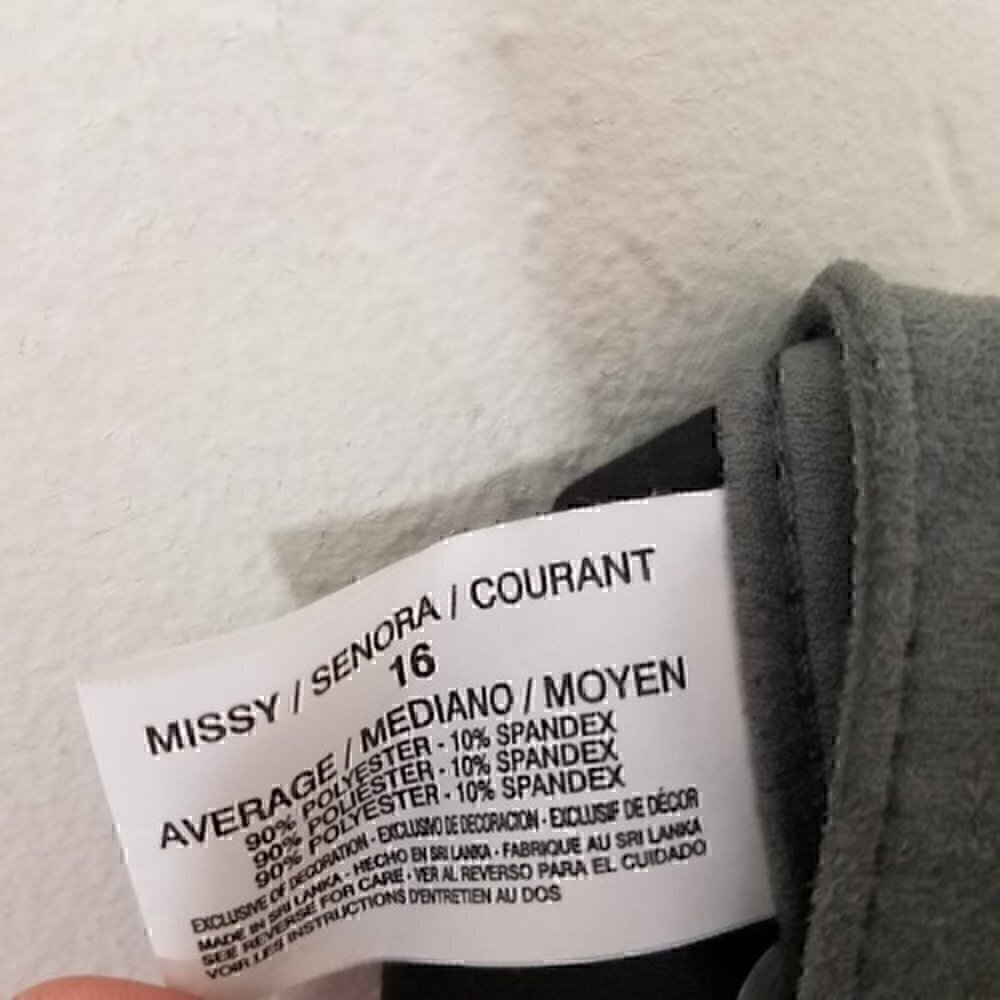NWT Gloria Vanderbilt BRIDET Slim Leg Mid Rise Super Stretch Pants Size 16 - Picture 4 of 5